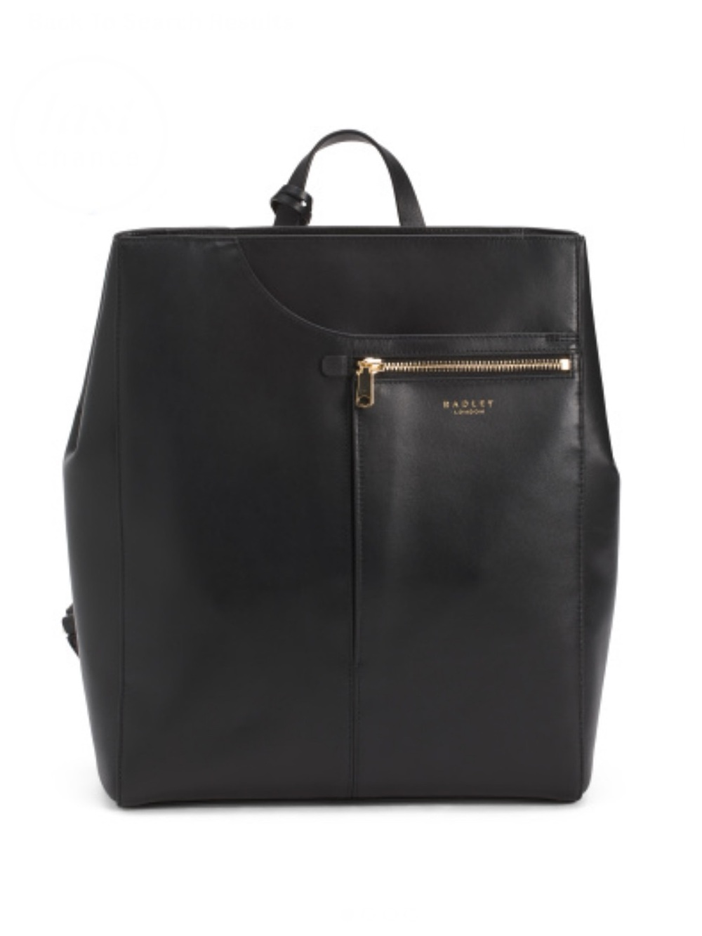 RADLEY LONDON Leather Medium Ziptop Backpack